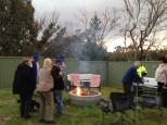 Boddington Caravan Park - Boddington: New fire pit in the park