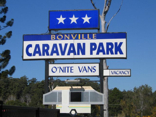 Bonville Caravan Park - Bonville: Welcome Sign