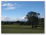 Boorowa Recreation Club Golf Course - Boorowa: Approach to the green on Hole 2