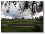 Boorowa Recreation Club Golf Course - Boorowa: Green on Hole 4 looking back along the fairway.