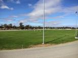 Boort Showground and Harness Racing - Boort: Overview of the harness racing track.
