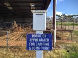 Boort Showground and Harness Racing - Boort: Please leave a donation if you take advantage of the available 10amp power.