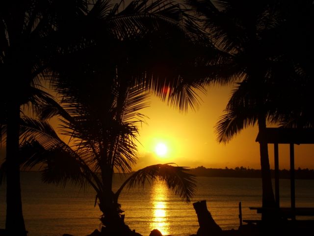 Tropical Beach Caravan Park - Bowen: Bowen sunset - a wonderful picture for your desktop