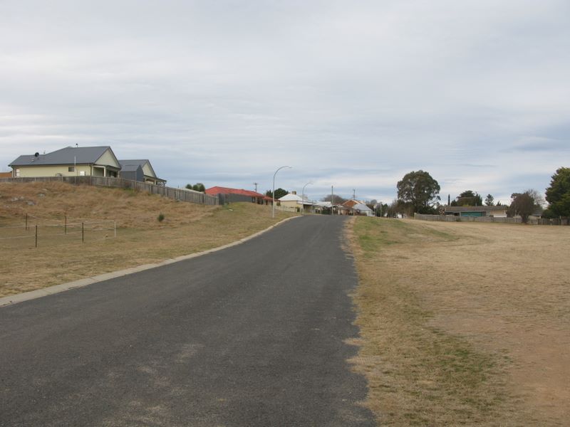 Col R T Hassall Reserve - Braidwood: View of the road beside the reserve