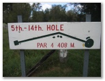 Branxton Golf Course - Branxton: Layout of Hole 5 - Par 4, 408 metres
