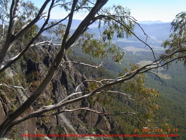 A H Youngs Camping Ground - Buckland: ANOTHER VIEW FROM MT BUFFALO