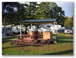 Newmarket Gardens Caravan Park - Ashgrove Brisbane: BBQ area
