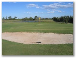 Oakwood Park Golf Course - Bundaberg: Green on Hole 3