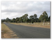 Mecca Lane - Bungendore: The cemetry is opposite and also offers wide shoulders.
