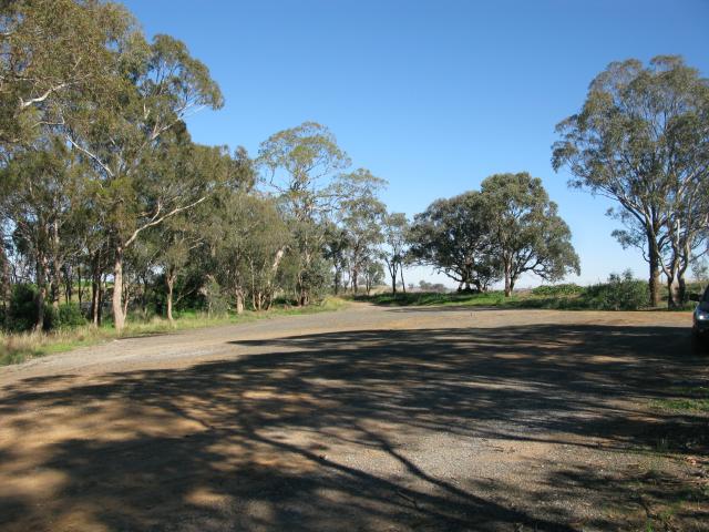 Burley Griffin Way near Galong - Galong: Large parking area
