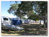 Burrum Heads Beachfront Tourist Park - Burrum Heads: Powered sites for caravans with water views.