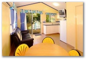 BIG4 Beachlands Holiday Park - Busselton: Living area in cabin
