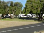 Kookaburra Caravan Park - Busselton: Powered sites, right on main road, and back into these sites from the road.