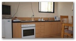 Peppermint Park Eco Village and Holiday Park - Busselton: Kitchen in disability cabin