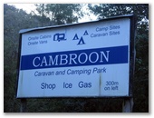 Cambroon Caravan and Camping Park - Cambroon: Welcome sign