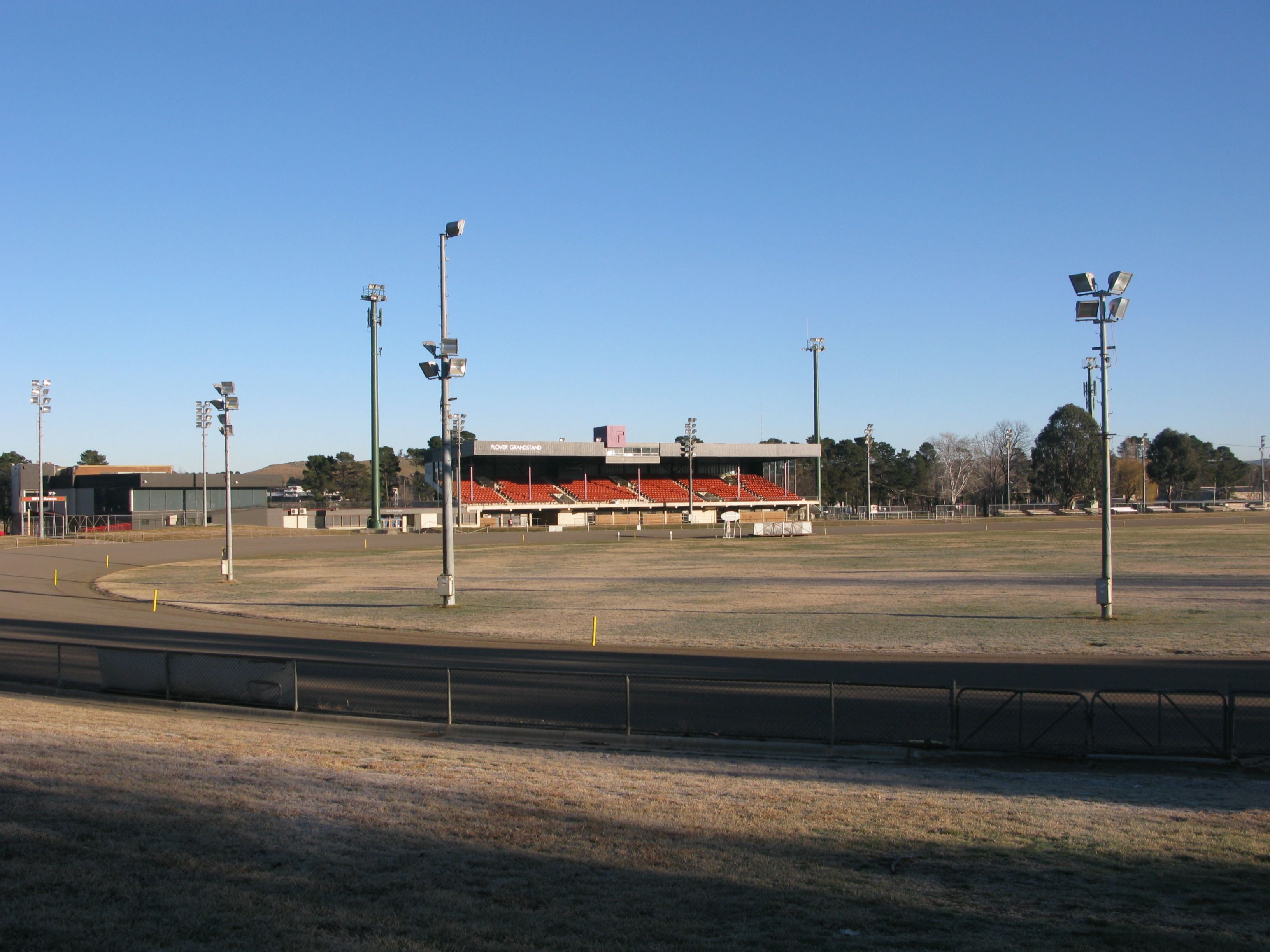 Exhibition Park In Canberra (EPIC) - Mitchell: View of the stadium and grandstand.