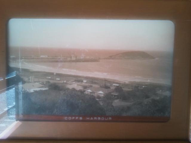 Canberra South Motor Park - Symonston: Historic photo of Coffs Harbour on the wall of the carriage