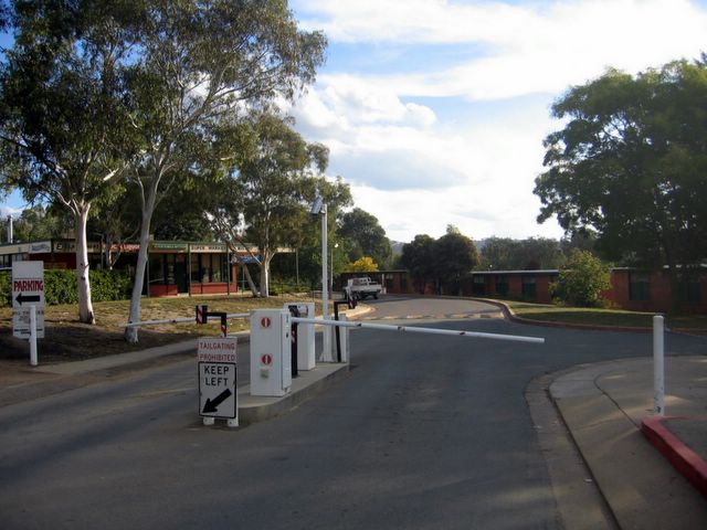 Canberra South Motor Park - Symonston: Secure entrance and exit