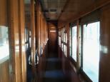 Canberra South Motor Park - Symonston: Interior of the carriage.