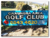 Canungra Area Golf Club - Canungra: Cunungra Area Golf Club welcome sign
