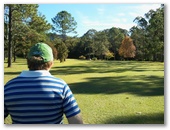 Canungra Area Golf Club - Canungra: Approach to the green on Hole 4