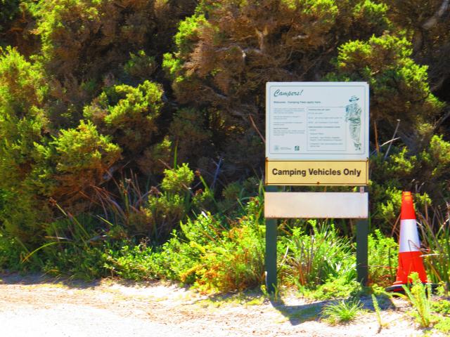 Le Grand Beach Campground - Cape Le Grand Nationalpark: Entrance...
