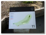 Cape Schanck Golf Course - Cape Schanck: Layout of Hole 11: Par 4