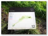Cape Schanck Golf Course - Cape Schanck: Layout of Hole 12: Par 4