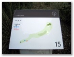 Cape Schanck Golf Course - Cape Schanck: Layout of Hole 15: Par 4