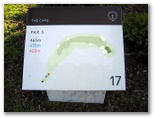 Cape Schanck Golf Course - Cape Schanck: Layout on Hole 17: Par 5. No shortage of bunkers on this hole