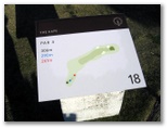 Cape Schanck Golf Course - Cape Schanck: Layout of 18th Hole: Par 4