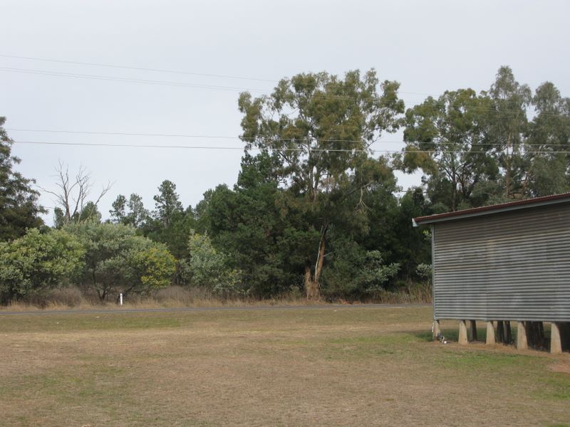 Caroona Hall Quirindi Premier Road - Caroona: View towards the main road which has light traffic