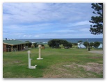 Breakers Holiday Park - Caves Beach: Powered sites for caravans with ocean views