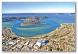 Ettalong Beach Holiday Village - Ettalong Beach: Aerial view of Ettalong Beach NSW