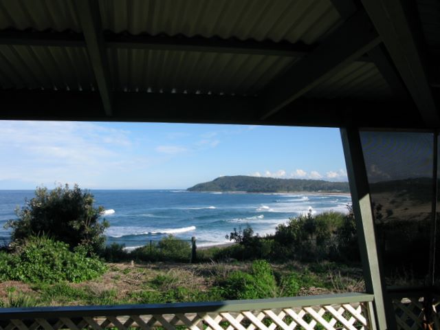 Toowoon Bay Holiday Park - Toowoon Bay NSW 2009: Sea views from the cottage verandah