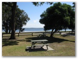 Canton Beach Holiday Park - Toukley NSW 2009: Picnic area with views of Tuggerah Lake.