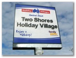 Two Shores Holiday Village, The Entrance NSW - The Entrance: Two Shores Holiday Village welcome sign