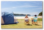 NRMA Ocean Beach Holiday Park - Umina: Area for tents and camping right on Ocean Beach.