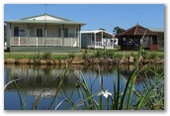BIG4 Valley Vineyard Tourist Park - Cessnock: Cottage accommodation, ideal for families, couples and singles with water views
