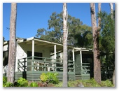 Macquarie Lakeside Village - Chain Valley Bay North: Cabin accommodation is also available in the park.
