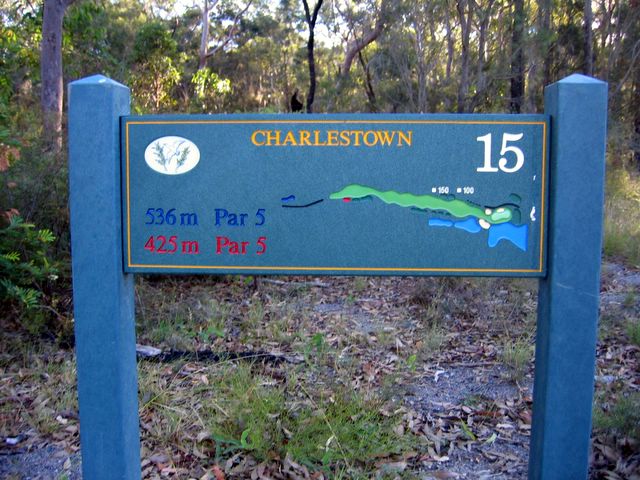 Charlestown Golf Course - Charlestown: Layout of Hole 15 - Par 5, 536 metres