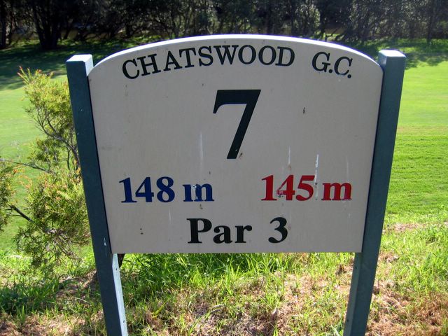 Chatswood Golf Course - Chatswood: Hole 7 - Par 3, 148 meters