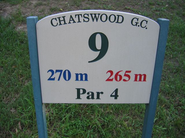 Chatswood Golf Course - Chatswood: Hole 9 - Par 4, 270 meters
