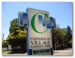 Chinderah Village Caravan Park - Chinderah: Chinderah Village Caravan Park welcome sign