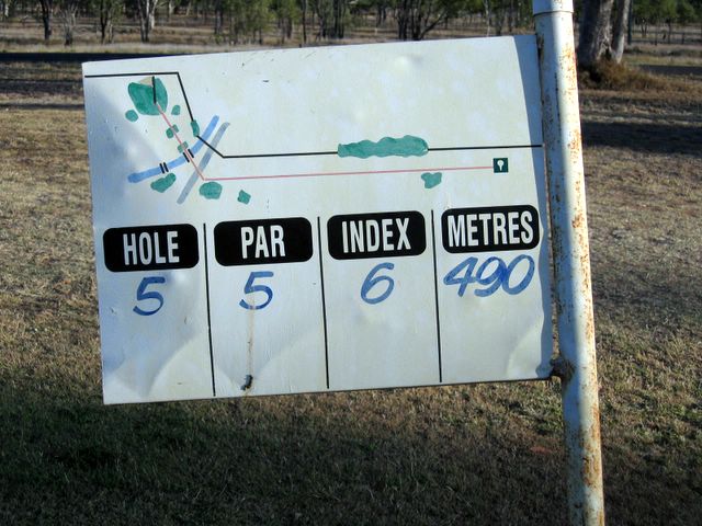 Clermont Golf Course - Clermont: Hole 5: Par 5, 490 metres