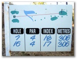 Clermont Golf Course - Clermont: Hole 7: Par 4, 306 metres