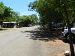 Cloncurry Caravan Park Oasis - Cloncurry: Shady Powered sites, showing good sealed road