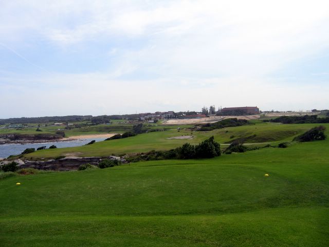 Coast Golf Course - Little Bay: Fairway view Hole 14 - you need to hit across a large gully