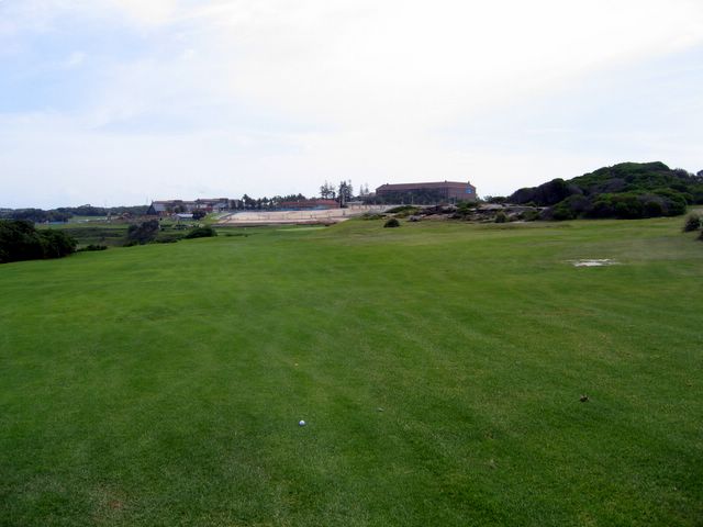 Coast Golf Course - Little Bay: Approach to the Green on Hole 14