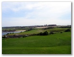 Coast Golf Course - Little Bay: Fairway view Hole 14 - you need to hit across a large gully